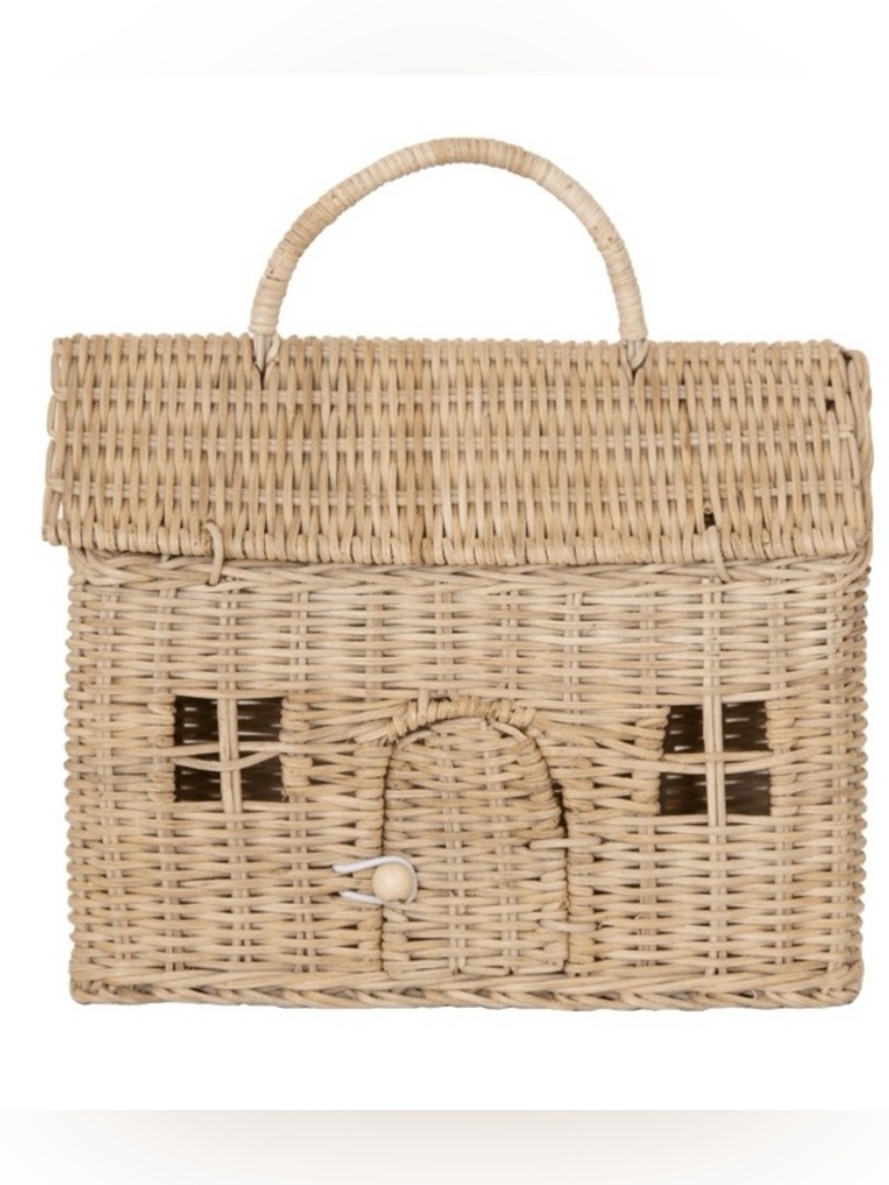 Rattan Handbag Straw Casa Clutch